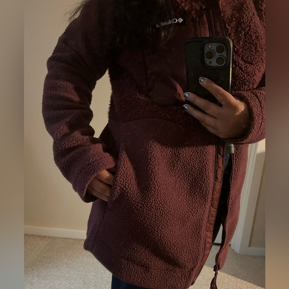 Women's Columbia Lodge™ Sherpa Full Zip Fleece Jacket - Picture 4 of 8